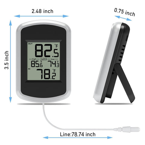 Urageuxy min/max records track daily temperature changes.