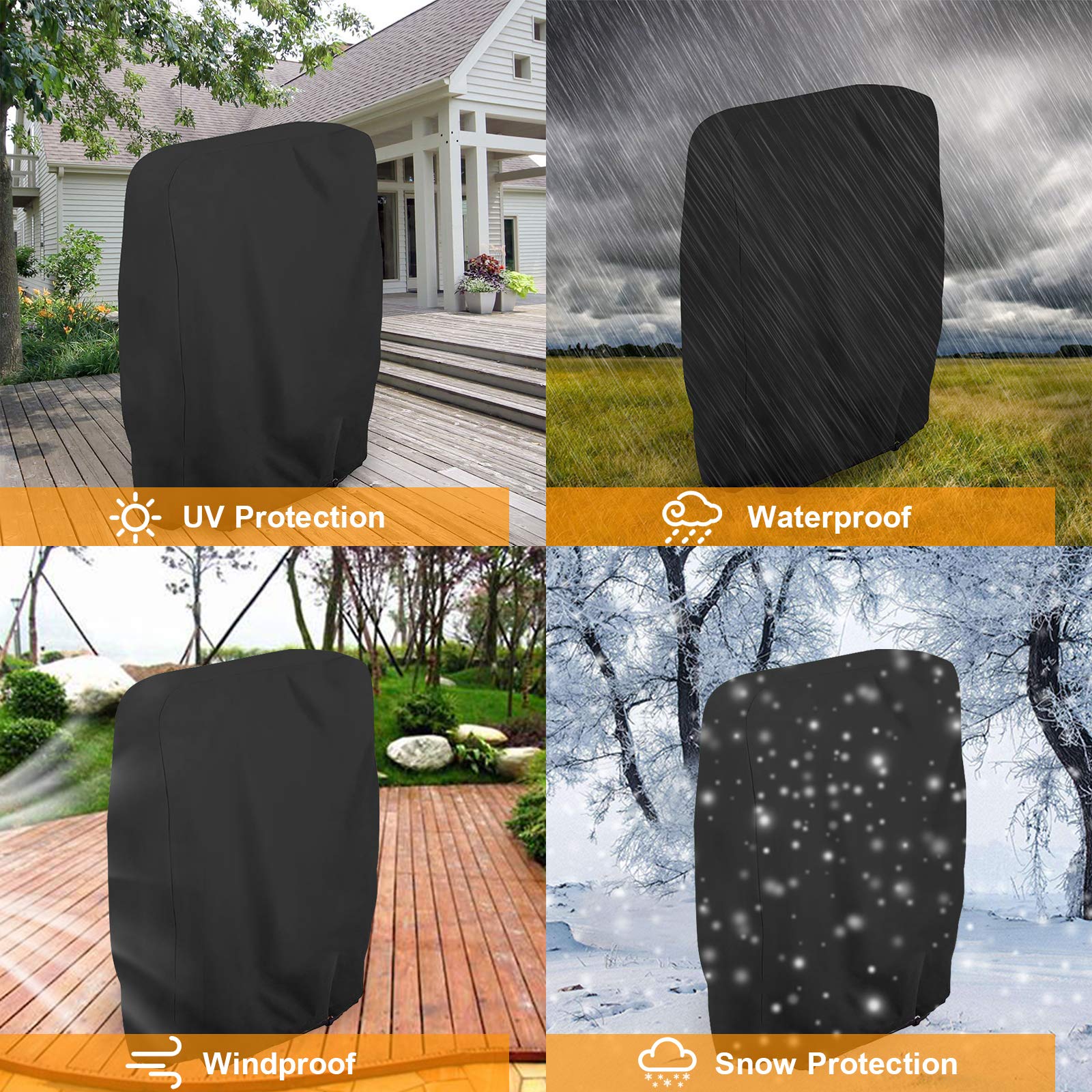 Two-pack set ideal for multiple chairs or guests.