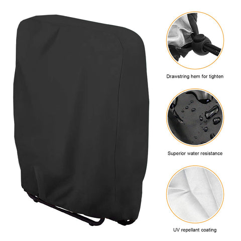 Includes storage bag for neat, compact storage of covers.