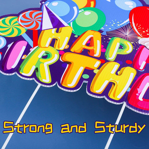 URATOT gift box yard sign creates joyful party backdrop