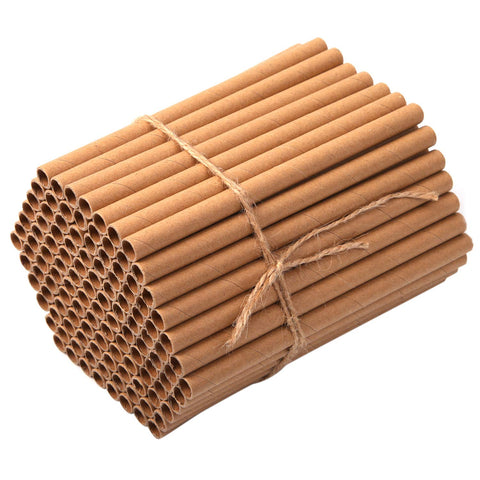 URATOT mason bee tubes made of durable kraft paper for sturdy nests.