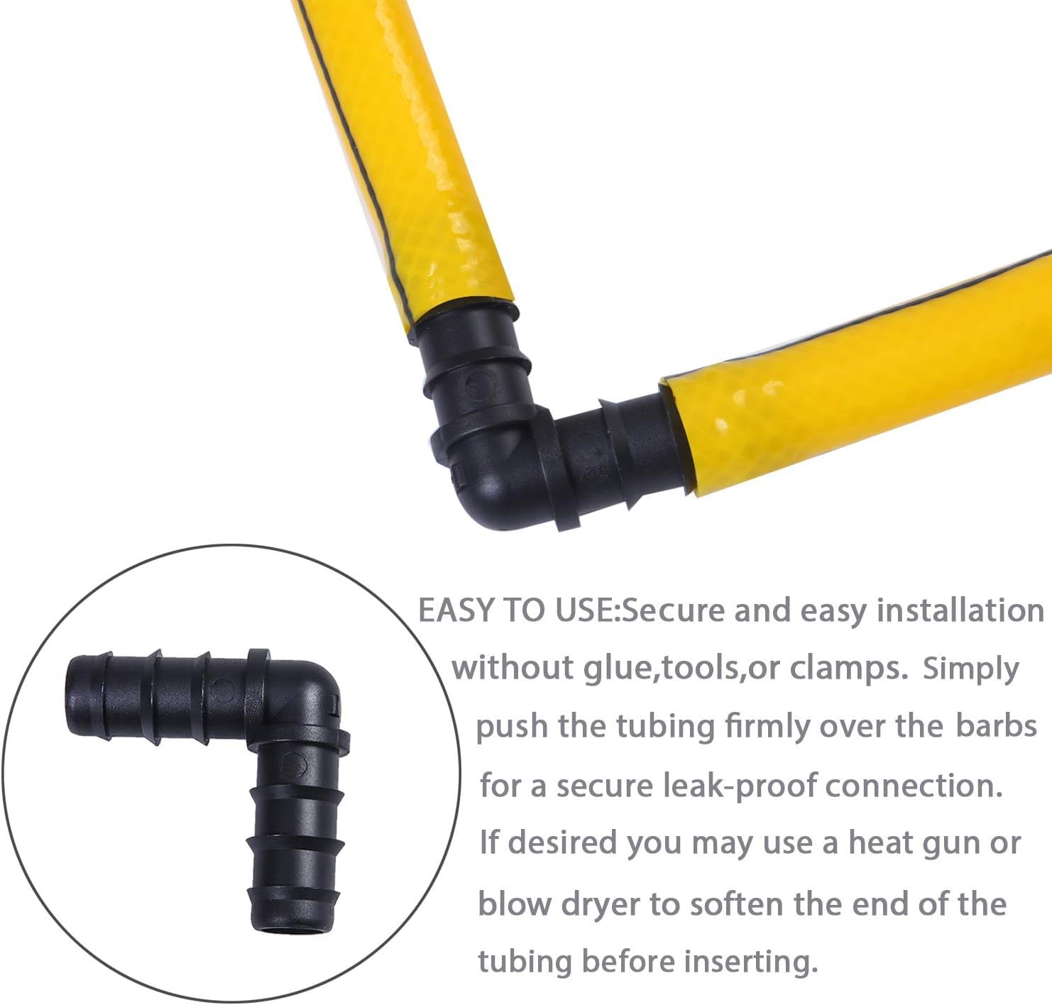 URATOT 1/2 inch tubing fitting demo highlights simple tool-free installation