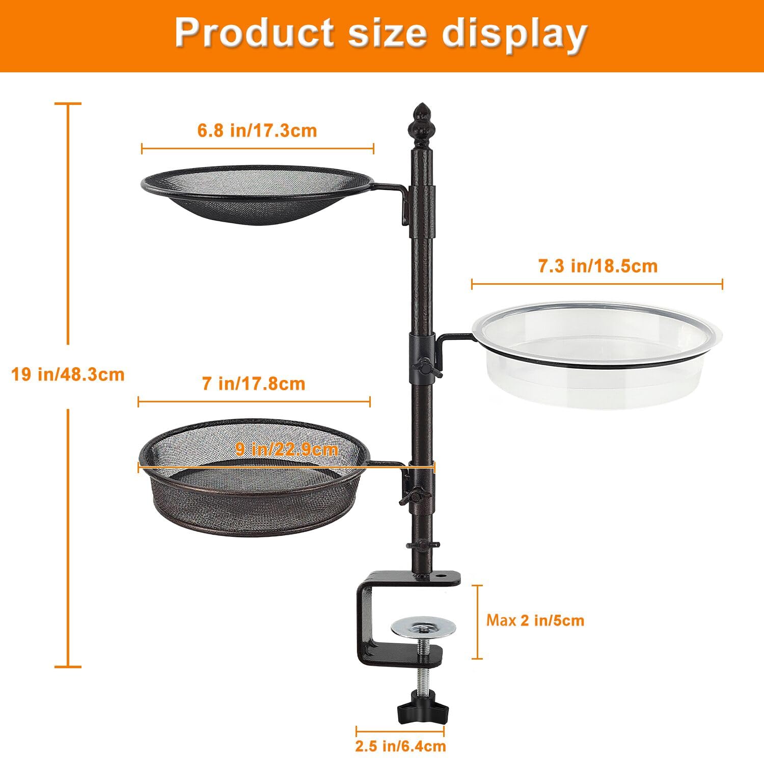 Urban Deco feeder tray adjustment close-up highlighting easy customization