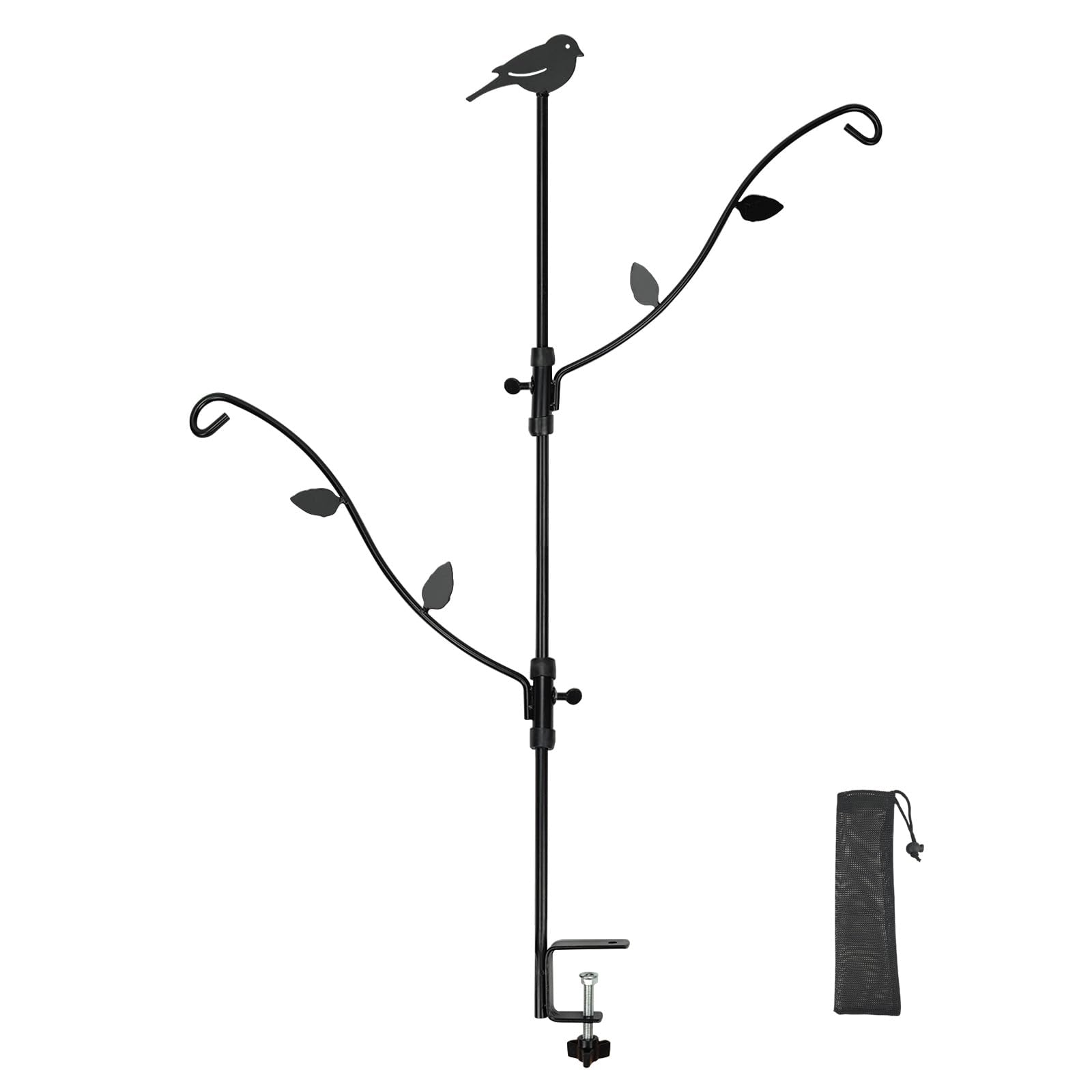 Urban Deco deck bird feeder includes 12-month support for quality assurance.