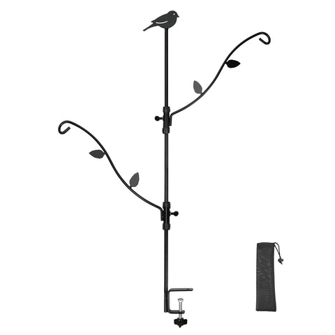 Urban Deco deck bird feeder includes 12-month support for quality assurance.