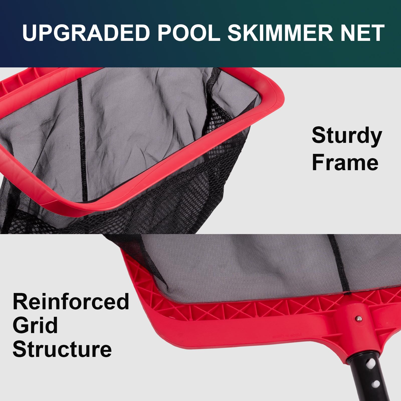 urchindj Double-layer net bag adds strength for heavy debris collection.