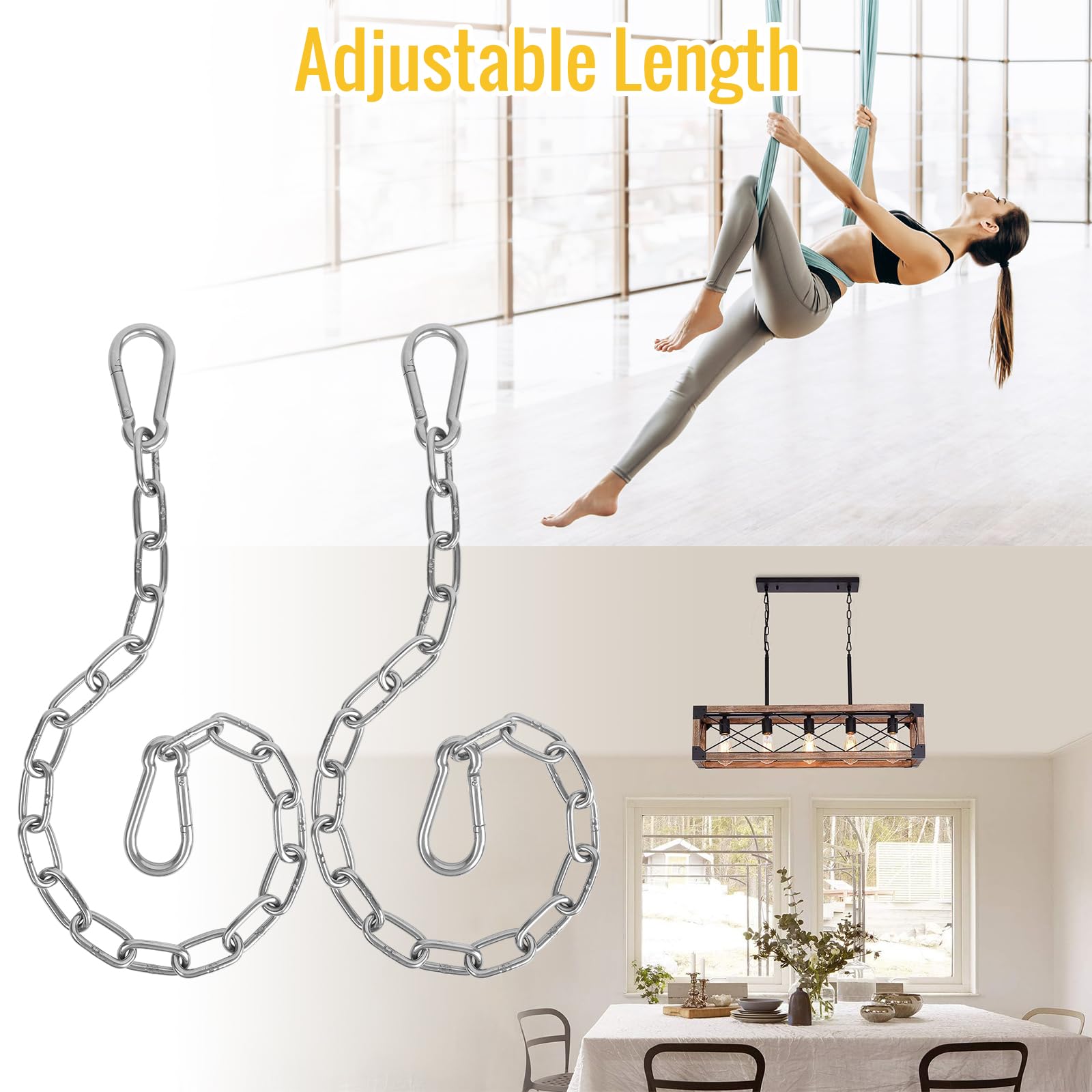 Urkupoo versatile indoor outdoor use for porch swings and gym setups.