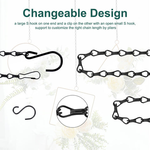 Urkupoo versatile hanging chains for plants, lanterns, wind chimes and more