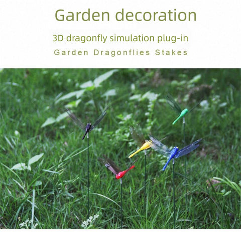 Urnuos dragonfly clip serves as bug deterrent on outdoor spaces