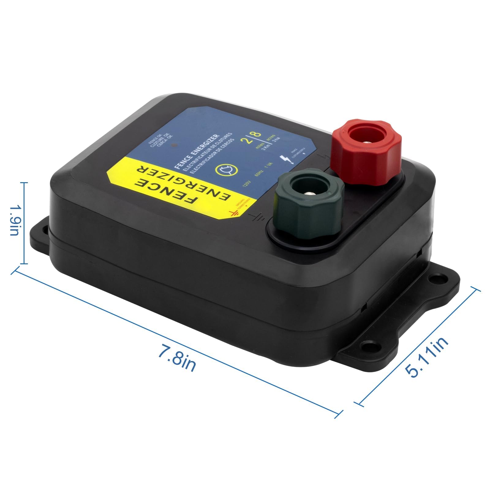 URYKEC PE2 charger mounted on a post showing status light for reliable operation.