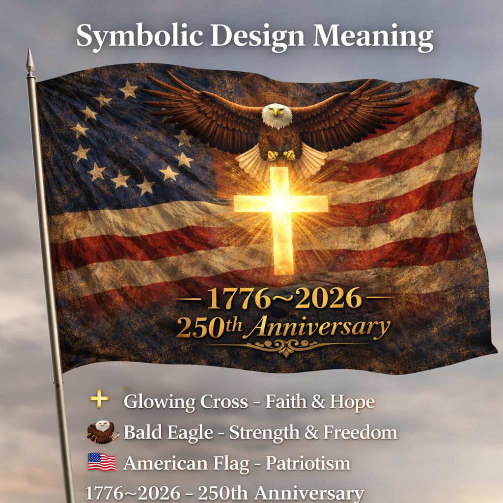 US 250 flag outdoor mounting on a standard flagpole for home display