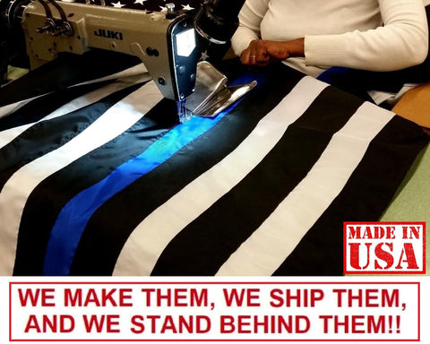 Outdoor-ready flag features SolarMax nylon for UV resistance and vibrant color retention.