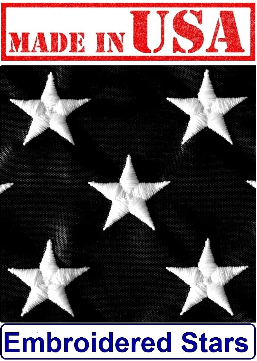 Blue Lives Matter flag with sewn stripes for lasting all-weather performance.