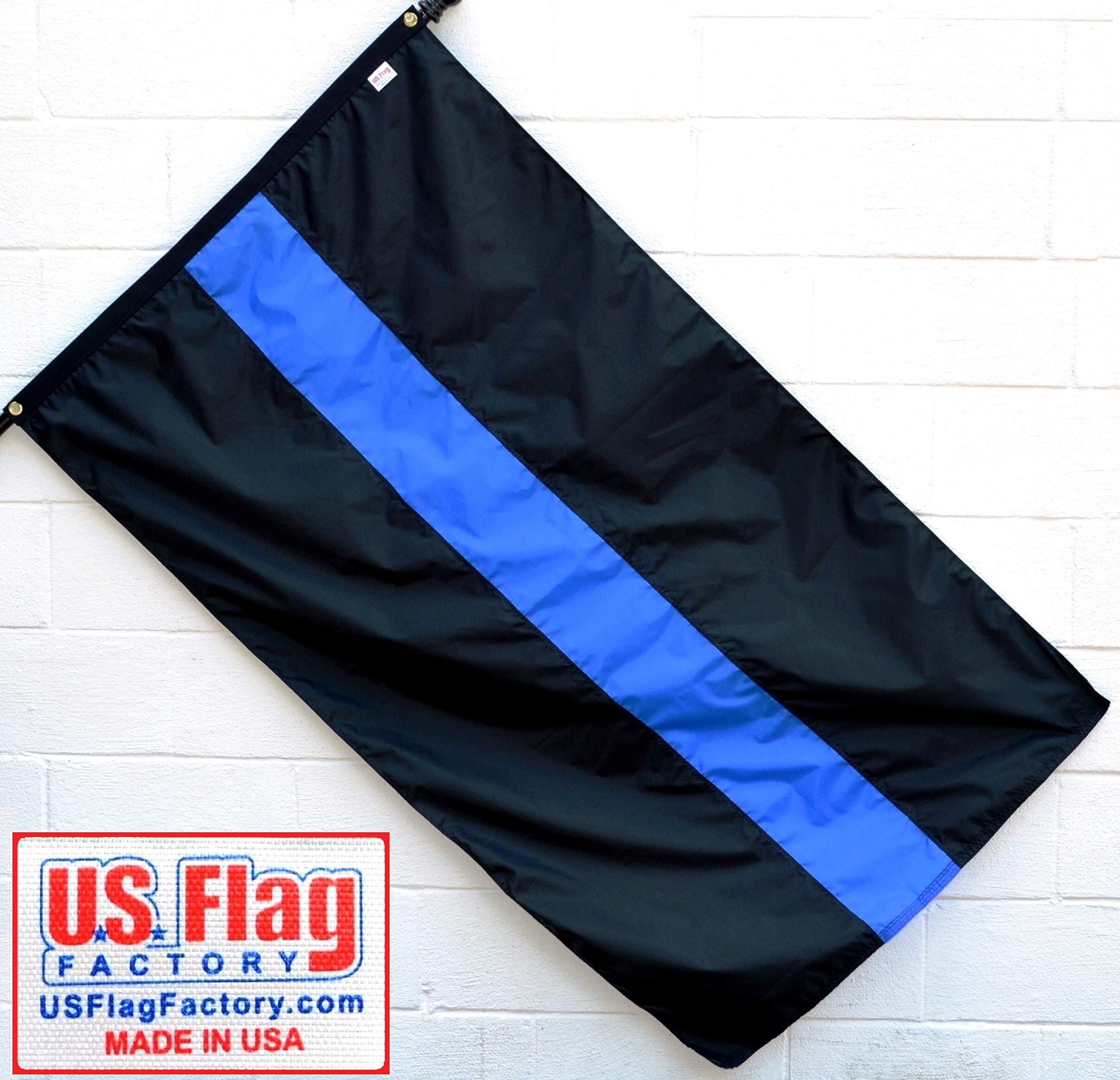 US Flag Factory 3x5 flag stands steady in light breezes with strong flyability.