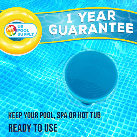 US Pool Supply 13-settings dial enables customizable chlorine or bromine delivery