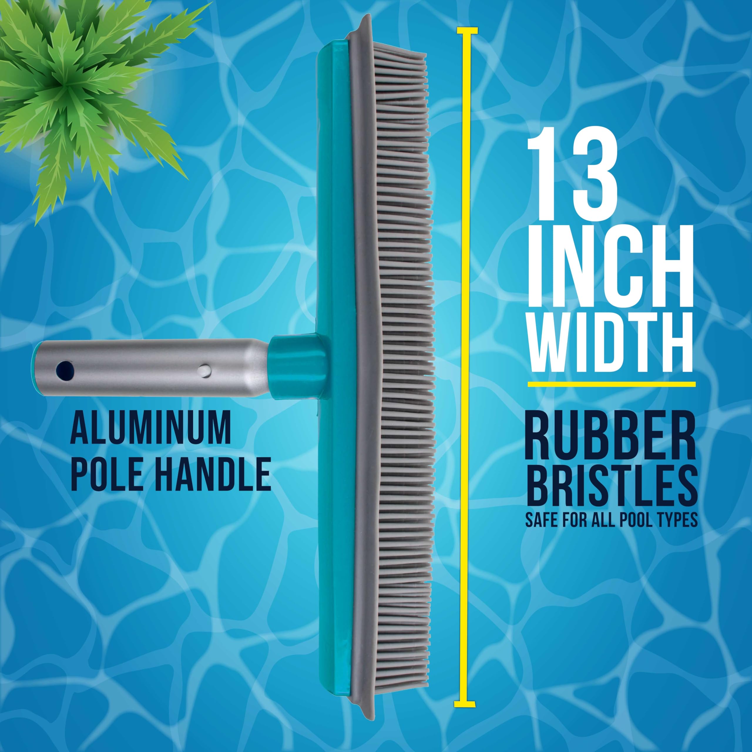 US Pool Supply squeegee edge helps gently scrape liner surfaces for cleaning