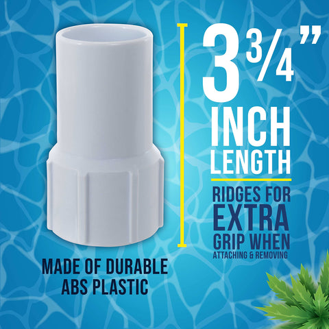 U.S. Pool Supply ABS plastic cuff construction resists chlorine and sun exposure
