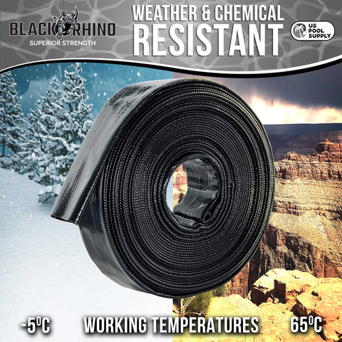 U.S. Pool Supply backwash hose compatible with pool systems (above and inground)