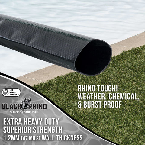U.S. Pool Supply backwash hose withstanding chemicals and weather