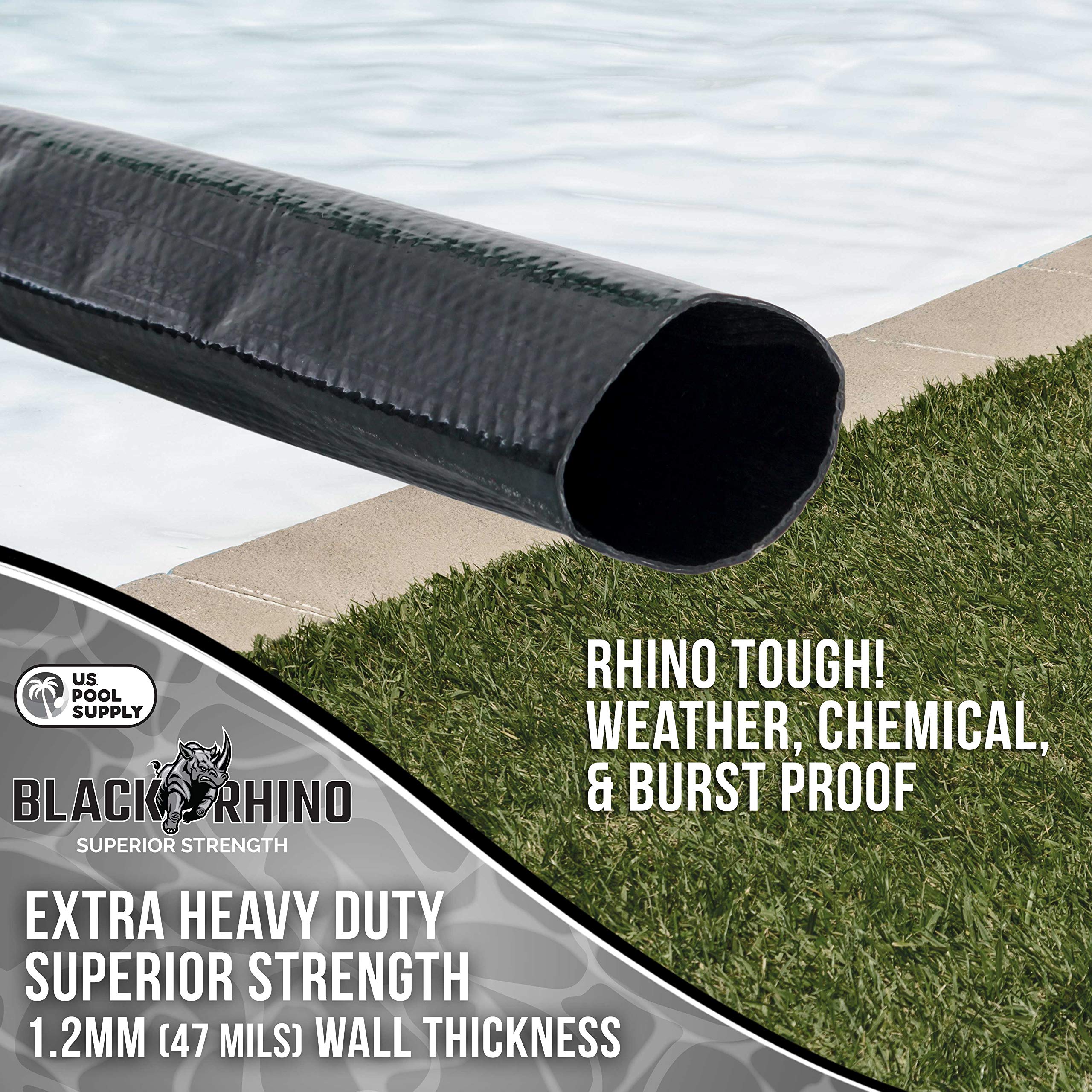 US Pool Supply backwash hose compatible with most pumps and filters