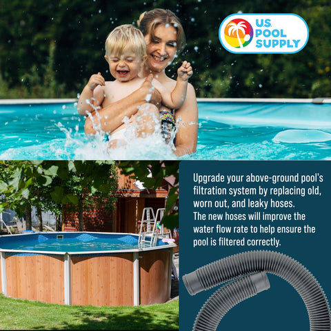 U.S. Pool Supply kit compatible with Intex pumps and 1.5-inch fittings