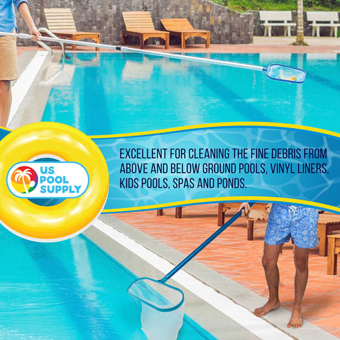 U.S. Pool Supply debris-cleaning set supports fast, simple pool maintenance.