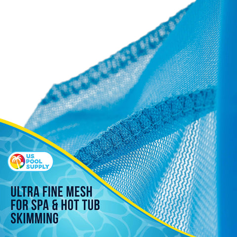 US Pool Supply deep bag collects more debris per pass.