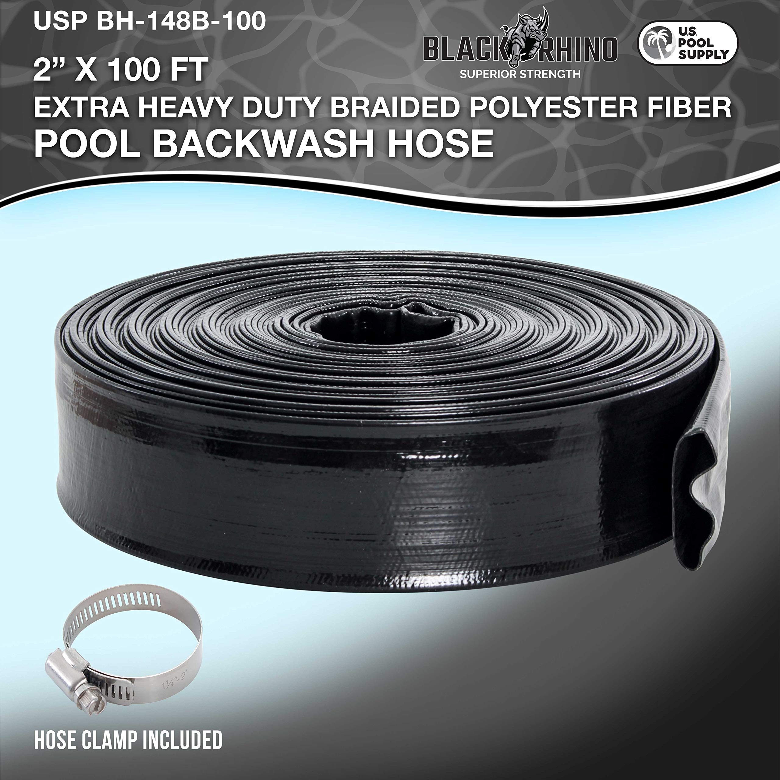 US Pool Supply discharge hose suitable for filter drainage tasks