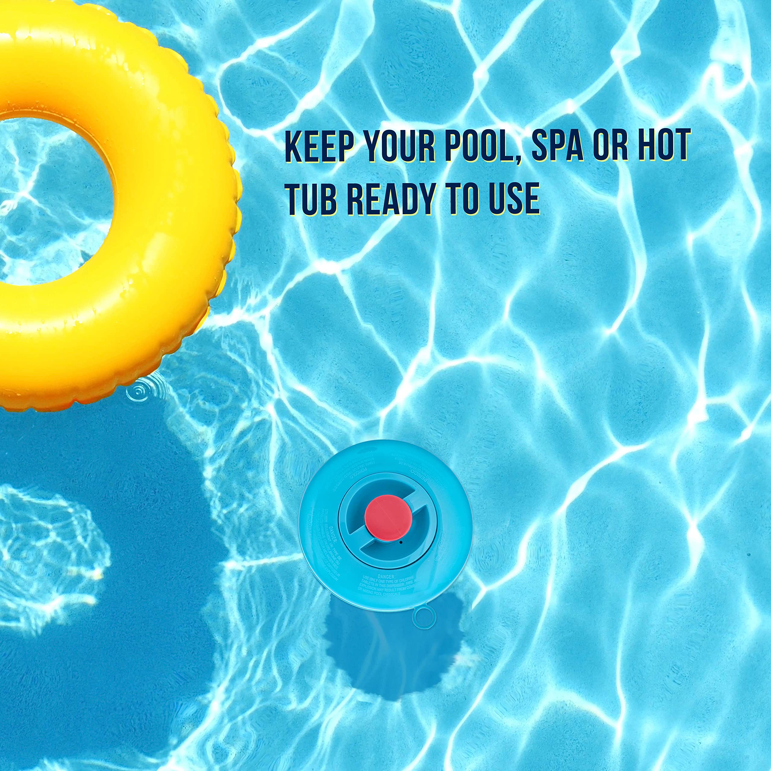US Pool Supply durable floating chlorinator built for long pool seasons
