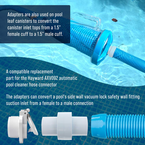 US Pool Supply durable plastic adapter for long lasting use