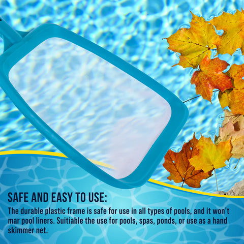 Ideal for inground and above-ground pools, spas, and ponds.