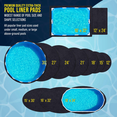 US Pool Supply Ground Shield includes a 2-year warranty on the pad.