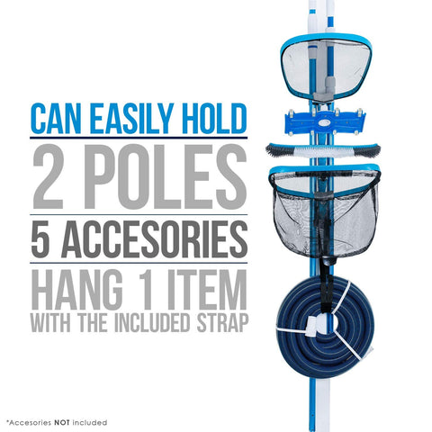US Pool Supply heavy-duty holders close-up showing sturdy brackets.