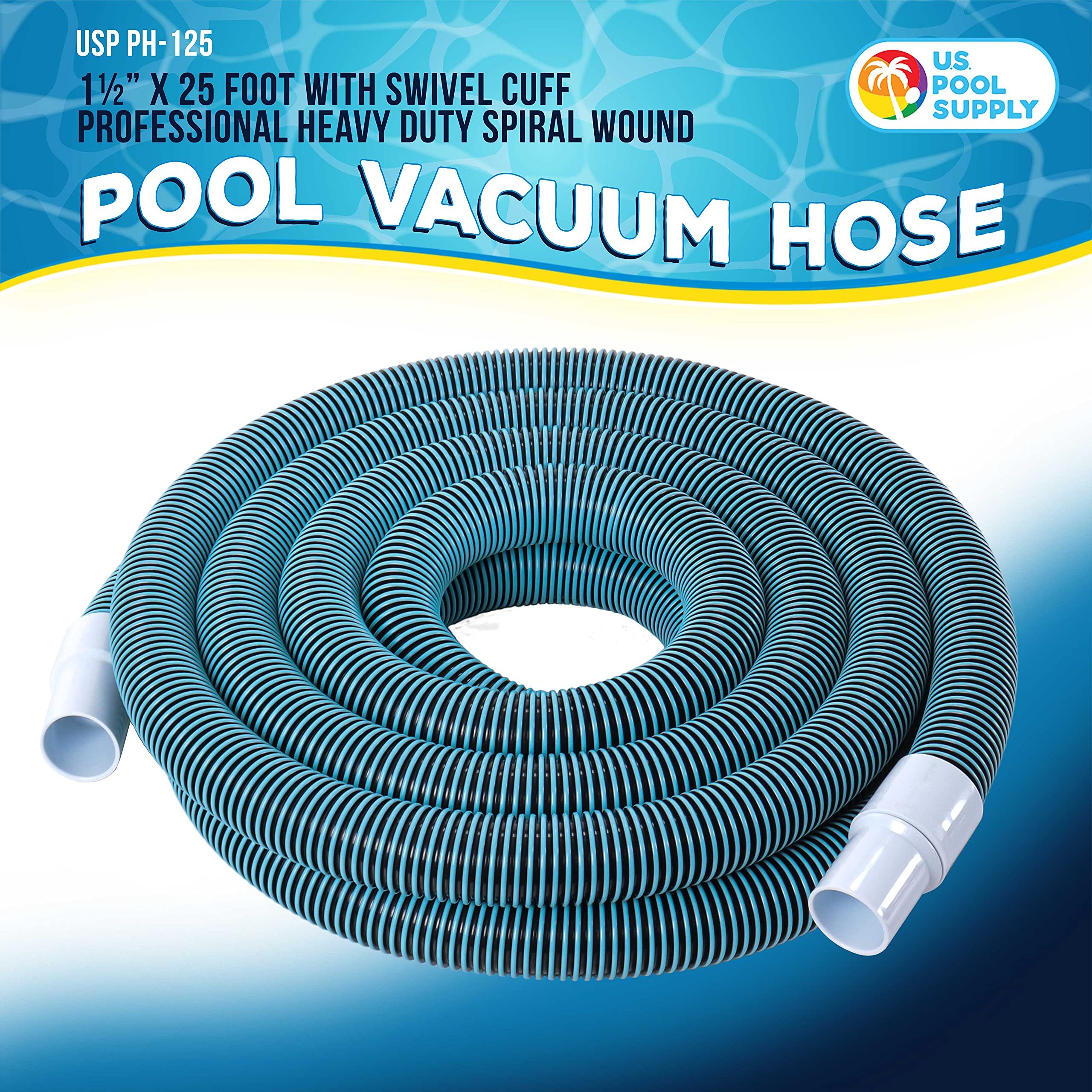 U.S. Pool Supply kink-free swivel cuff prevents tangles during use