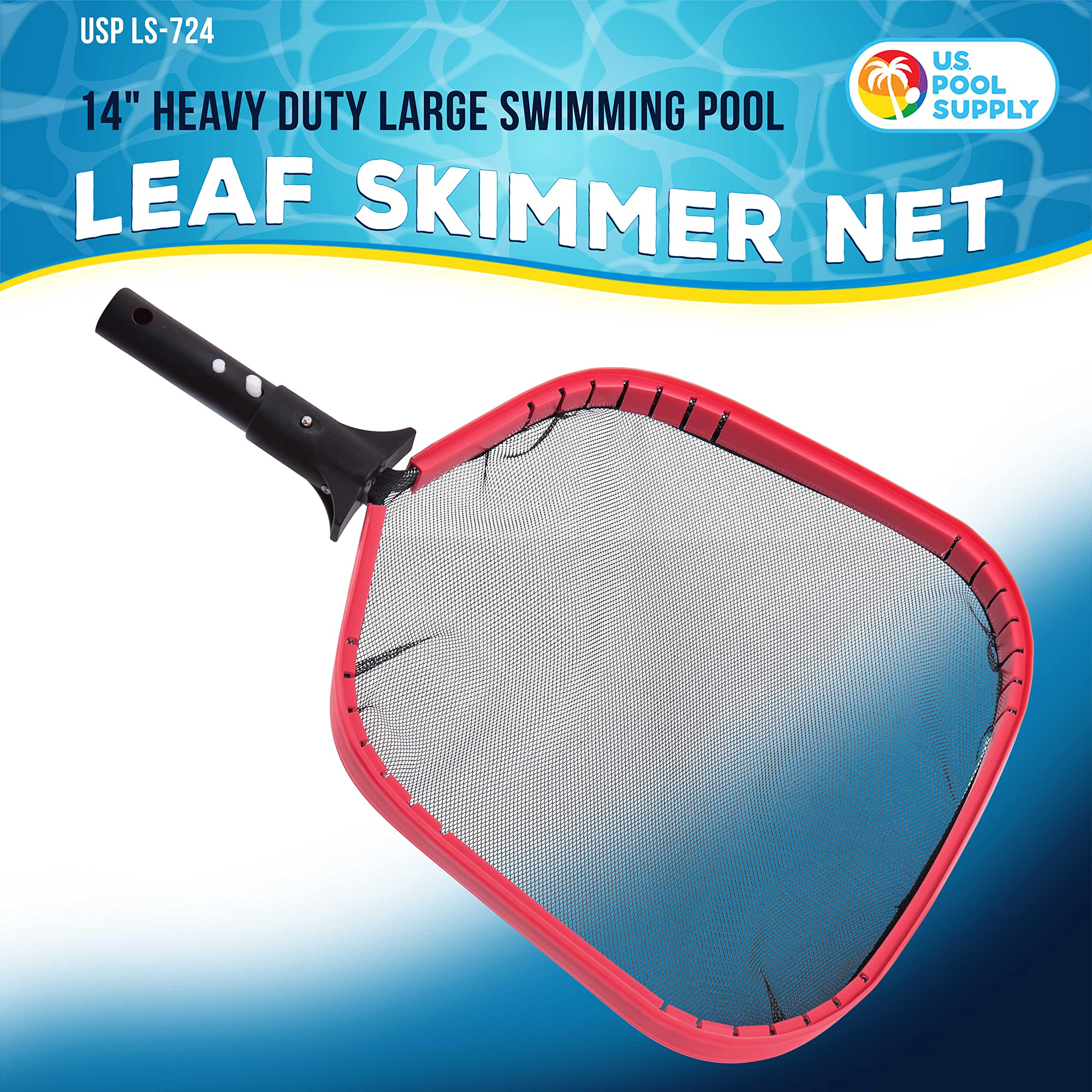 U.S. Pool Supply large-volume netting captures more leaves, reducing cleanup trips.