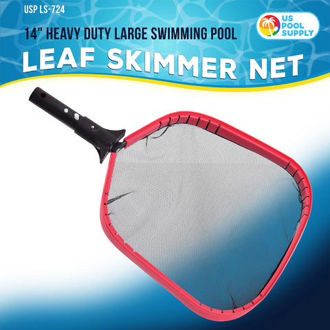 U.S. Pool Supply large-volume netting captures more leaves, reducing cleanup trips.