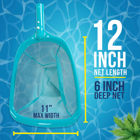 US Pool Supply leaf skimmer net 8-section aluminum pole adjusts to your depth