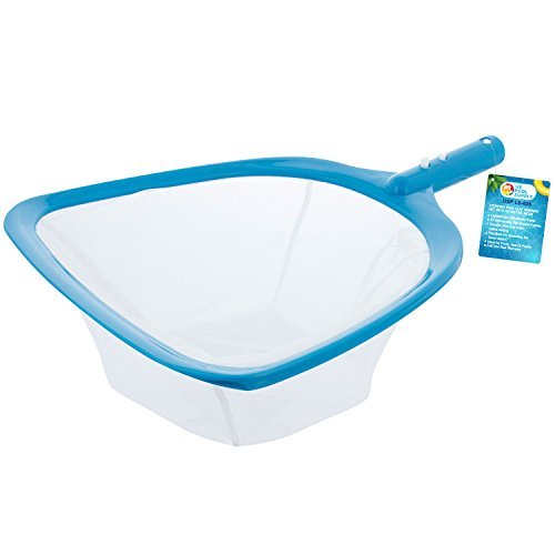 US Pool Supply leaf skimmer with ultra-fine mesh for fine debris cleanup in pools.