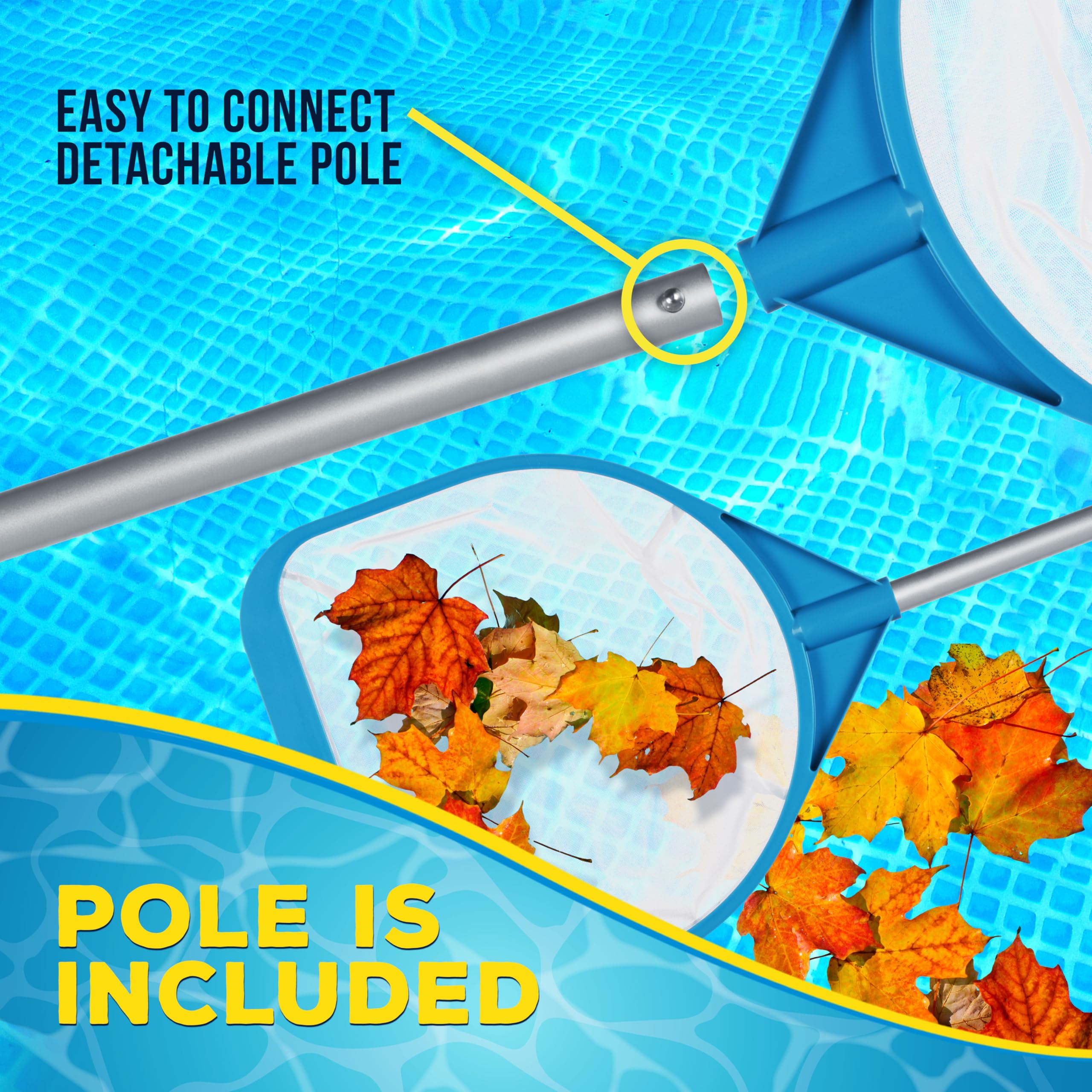 U.S. Pool Supply durable 12x12 frame protects pool liners and spa surfaces