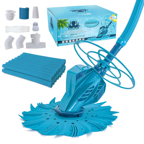 US Pool Supply Octopus Suction Cleaner front view showing powerful debris removal for inground pools