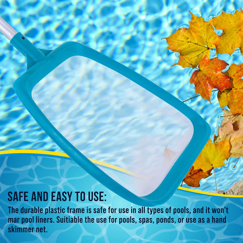 U.S. Pool Supply durable skimmer for inground, above-ground pools, spas, and ponds.