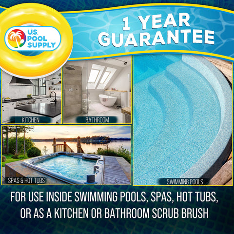 U.S. Pool Supply compatible with standard telescopic poles for easy setup