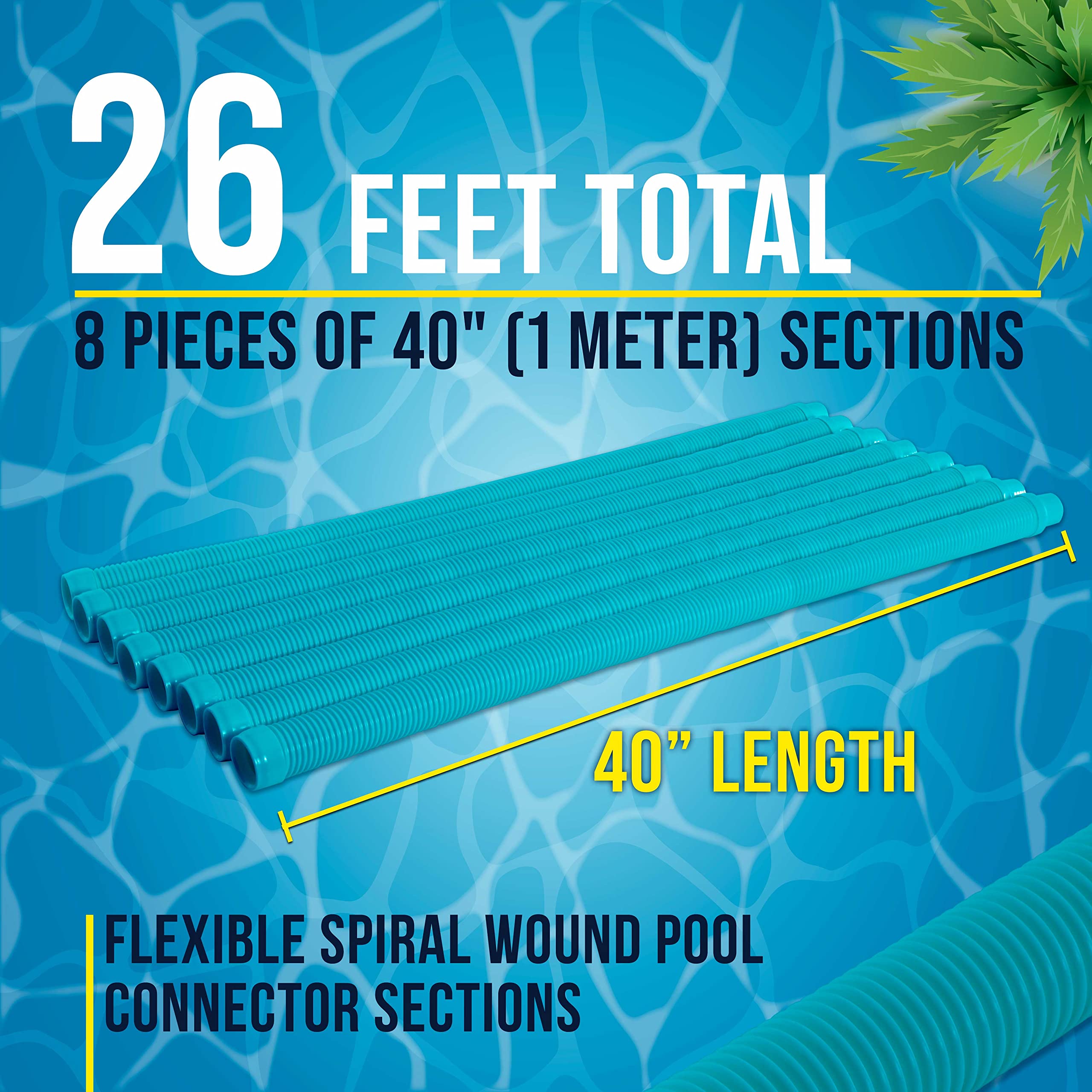 US Pool Supply universal-fit hose connectors work with Hayward Navigator and other cleaners.