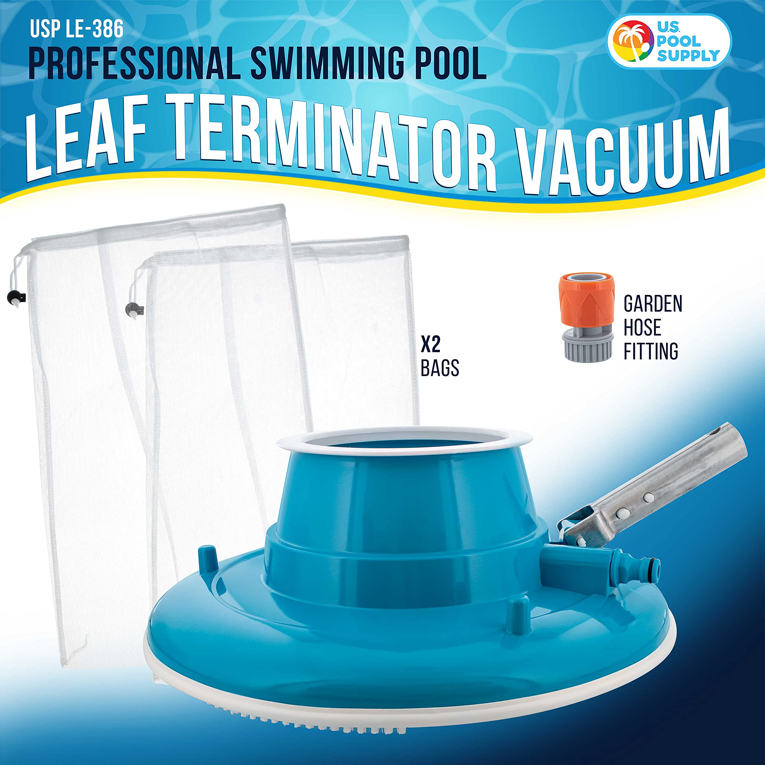 U.S. Pool Supply Leaf Terminator with 8 jets for strong suction