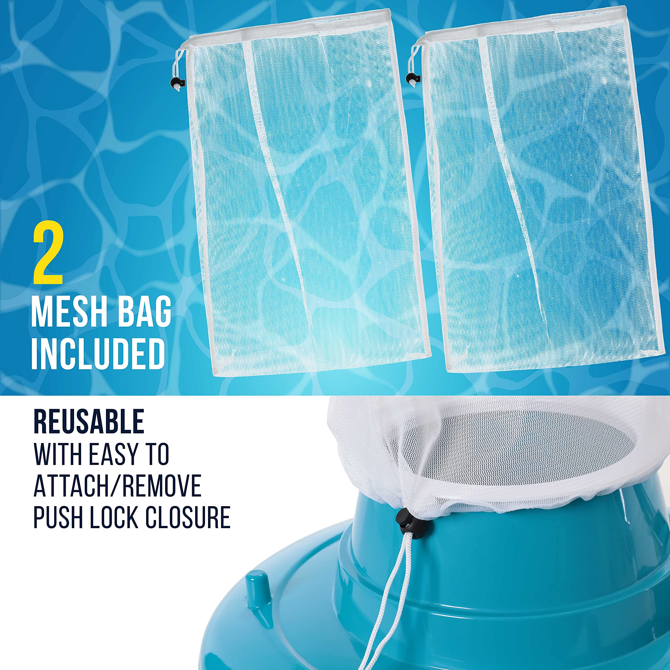 U.S. Pool Supply Leaf Terminator debris bags store collected leaves