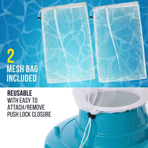 U.S. Pool Supply Leaf Terminator debris bags store collected leaves