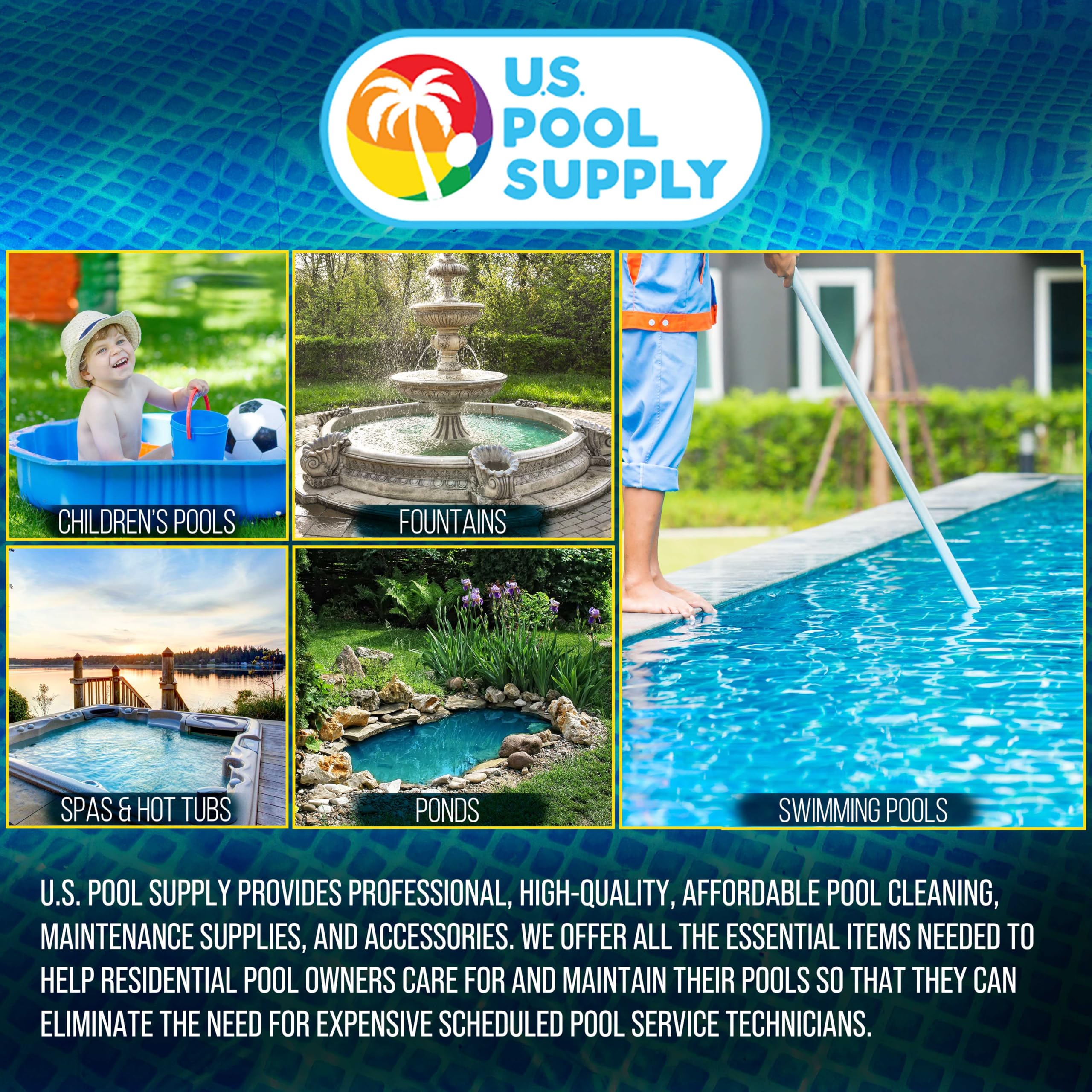 U.S. Pool Supply replacement hoses pack 2 keeps filtration running smoothly.