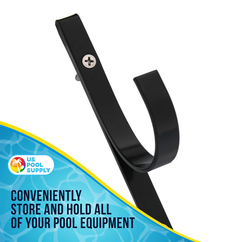 US Pool Supply secure, sturdy support for telescopic pool poles.