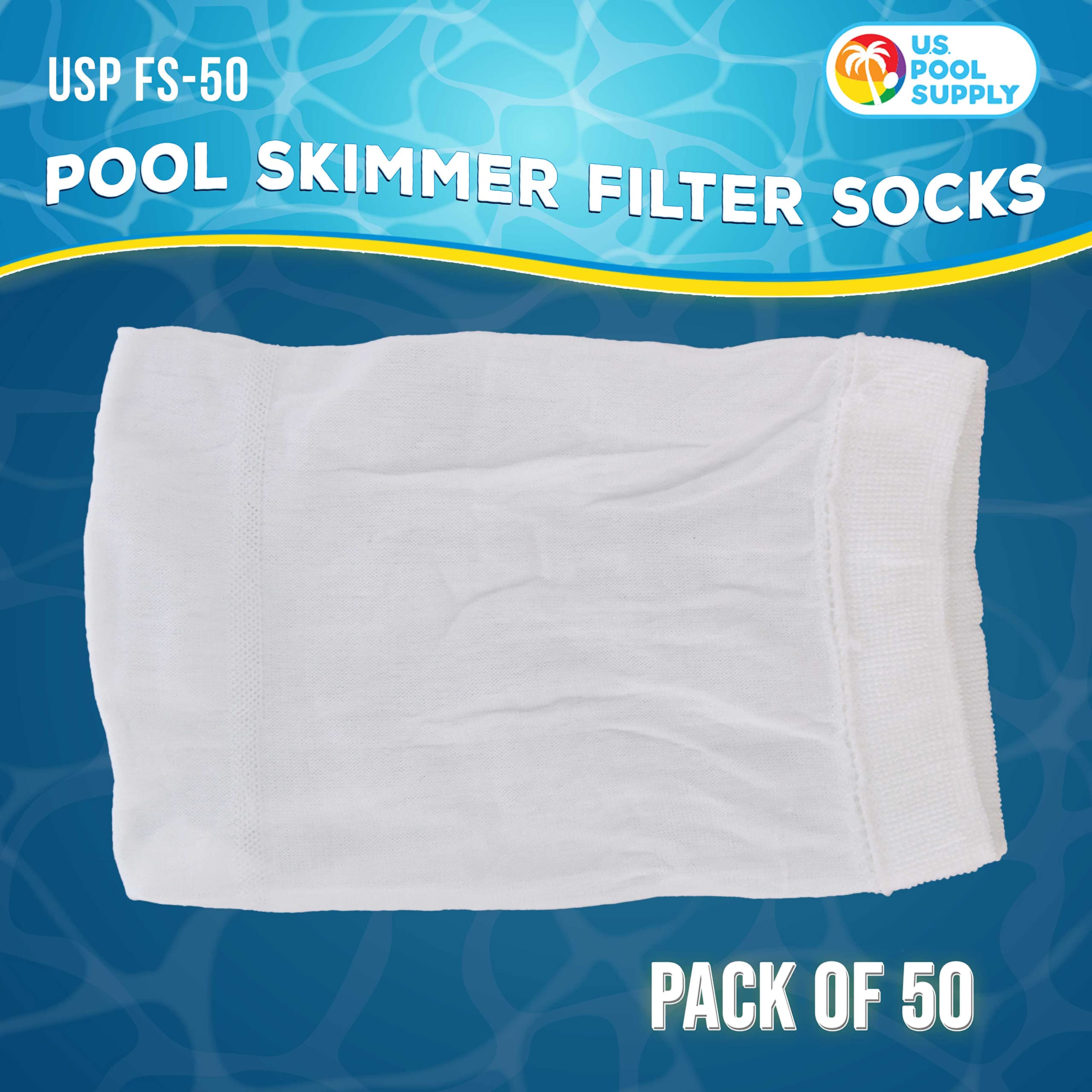 U.S. Pool Supply ultra-fine mesh sock filters tiny debris effectively