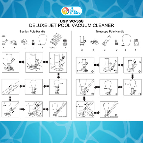 U.S. Pool Supply spa and pond cleaner adds versatile above-ground cleaning options.